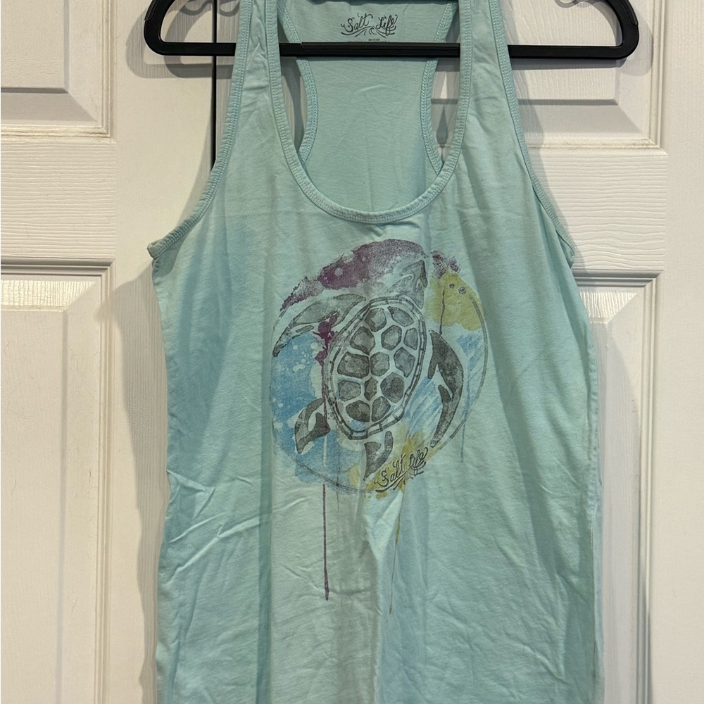 Salt Life Sea Turtle Graphic Tank Top